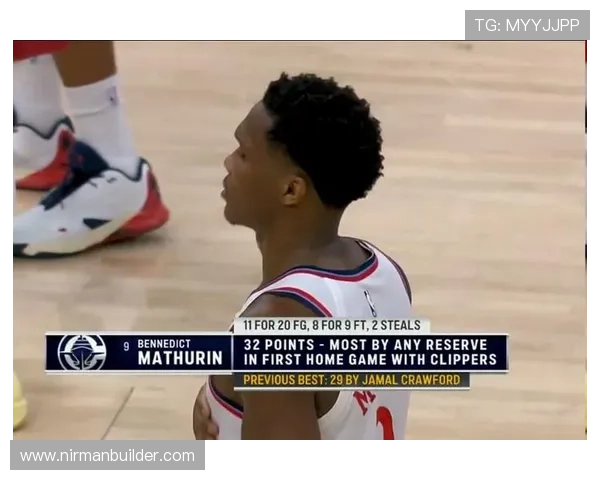 快船新援主场首秀爆砍三十八分